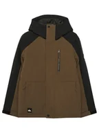 Kurtki narciarskie - Quiksilver Kurtka snowboardowa Mission EQBTJ03180 Brązowy Regular Fit - miniaturka - grafika 1