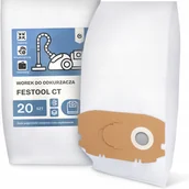 Worki do odkurzaczy - 20x Worek do Odkurzacza Festool Ct Syntetyczny Flizelinowy Duży Worki G9-W - miniaturka - grafika 1