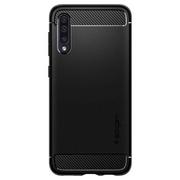 Etui i futerały do telefonów - Etui na Galaxy A50 Spigen Rugged Armor - Czarny - miniaturka - grafika 1