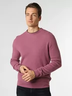 Swetry męskie - Andrew James - Sweter męski z dodatkiem kaszmiru, lila|różowy - miniaturka - grafika 1