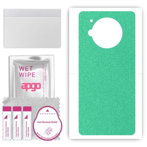 folia naklejka skórka strukturalna na TYŁ do Sharp Aquos R7s - Seledynowy Pastel Matowy - apgo SKINS