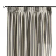 Zasłony - Zasłona na taśmie marszczącej 1 szt., granatowo białe pasy (1,5cm), Quadro - miniaturka - grafika 1