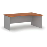 Biurka - Biurko narożne PRIMO GRAY, 1800 x 1200 mm, prawe, szary/czereśnia - miniaturka - grafika 1