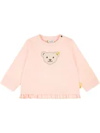 Bluzy i sweterki niemowlęce - Steiff Bluza w kolorze jasnoróżowym - miniaturka - grafika 1