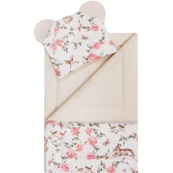 Kołdry i poduszki dla dzieci - Komplet do łóżeczka bawełniany 100x75 Króliczki / Bocioland - miniaturka - grafika 1