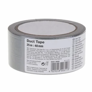 Tesa Taśma naprawcza srebrna 25 m x 48 mm - Taśmy izolacyjne i naprawcze - miniaturka - grafika 1