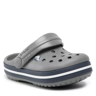 Crocs Klapki Crocband Clog K 204537 Smoke/Navy - Klapki i japonki damskie - miniaturka - grafika 1