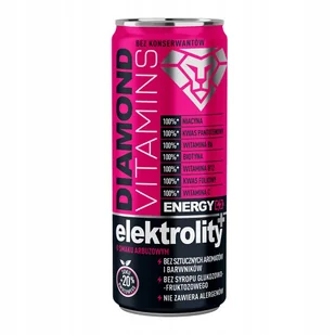 Elektrolity DIAMOND VITAMINS Arbuzowy (250 ml) - Napoje energetyczne i izotoniczne Elektrolity DIAMOND VITAMINS Arbuzowy (250 ml) - Napoje energetyczne i izotoniczne - miniaturka - grafika 1