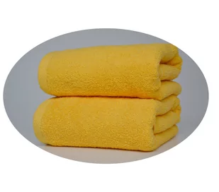 Ręcznik Żółty Hotelowy Kąpielowy 100X50 - Extra Soft - Ręczniki - miniaturka - grafika 1