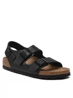 Sandały damskie - Birkenstock Sandały Milano Bs 0034193 Czarny - miniaturka - grafika 1