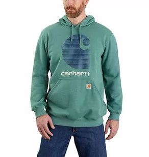 Bluza Carhartt Rain Defender Midweight "C" Logo GREEN - Bluzy męskie - miniaturka - grafika 1