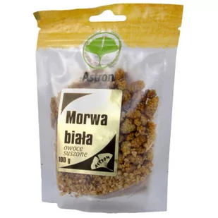 Astron Morwa biala owoce suszone 100g AS583 - Owoce świeże i suszone - miniaturka - grafika 1