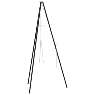 vidaXL Campfire Cooking Tripod 150 cm Wysokość Stal - Akcesoria i części AGD - miniaturka - grafika 1