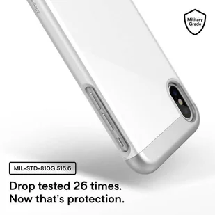 Caseology Savoy Case - Etui iPhone Xs / X (White) - Etui i futerały do telefonów - miniaturka - grafika 7