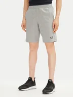 Spodenki męskie - EA7 Emporio Armani Szorty sportowe 8NPS65 PJVRZ 3905 Szary - miniaturka - grafika 1