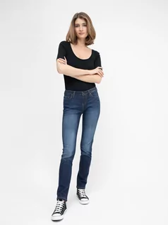 Spodnie damskie - Spodnie jeans damskie Kitty 447 - grafika 1