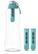 Shakery i bidony sportowe - Butelka filtrująca wodę Dafi 0,7 L + 2 filtry - Miętowy - miniaturka - grafika 1
