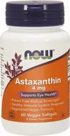 Witaminy i minerały dla sportowców - Now Foods Astaxanthin 4 Mg - Astaksantyna - 60 Vcaps - miniaturka - grafika 1
