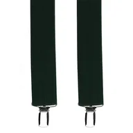 Dodatki do ubrań - Szelki do spodni gładkie w kolorze zielonym EM 64 - EM Men's Accessories - miniaturka - grafika 1