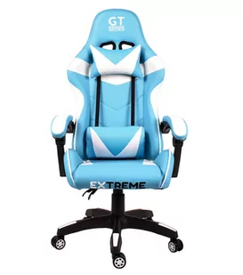 Zenga.pl Extreme GT biało-niebieski - Fotele gamingowe - miniaturka - grafika 1