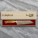 Takeshi Saji OBB Black VG-10 Color Nóż Bunka 17 cm - Noże kuchenne - miniaturka - grafika 11