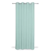 Zasłony - Zasłona na przelotkach 140 x 240 cm zielona - miniaturka - grafika 1