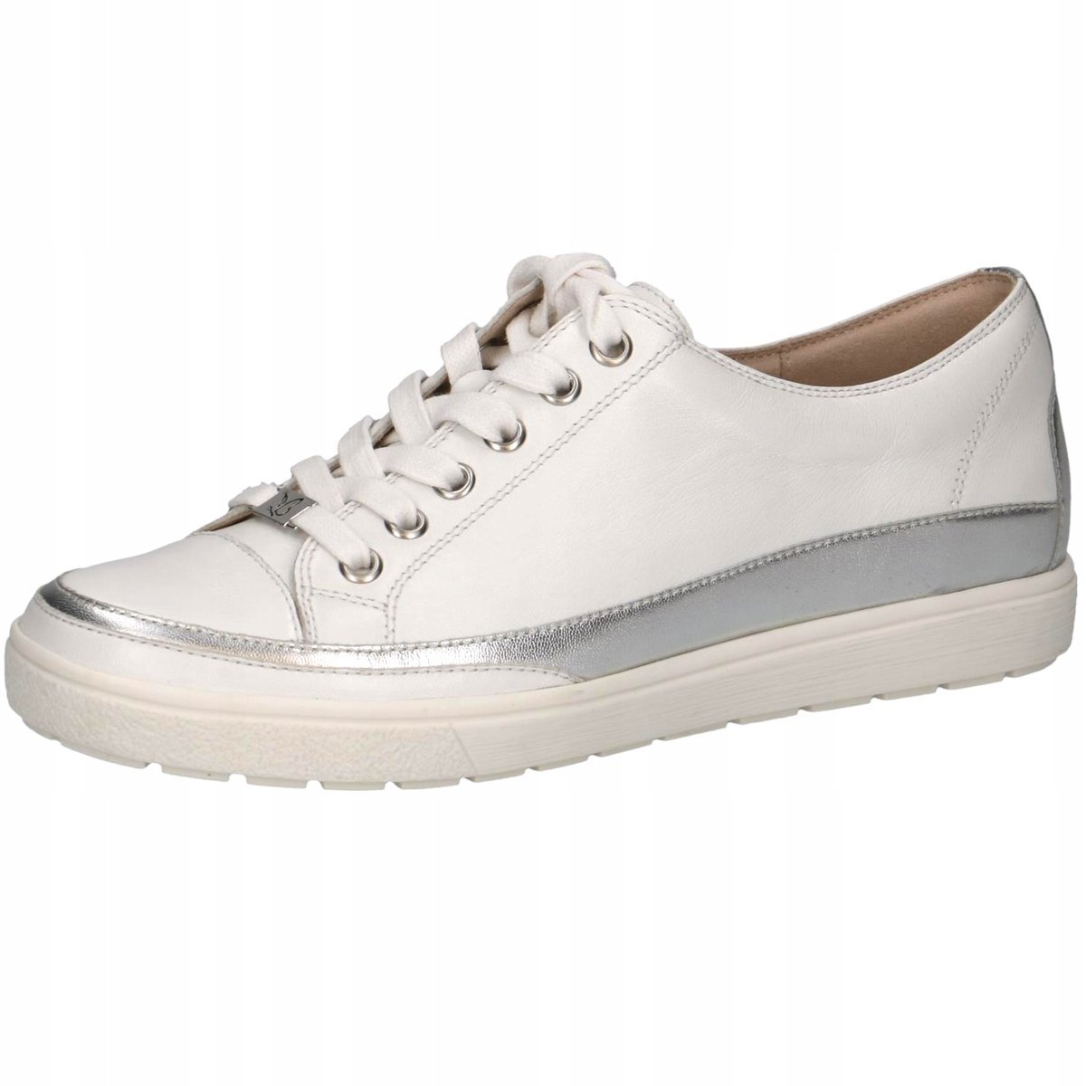 Półbuty Damskie Skórzane Caprice Trampki Sportowe Wygodne Sznurowane 39