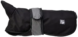 Danish Design 2-in-1 światło odblaskowe psy płaszcz, 14", czarny - Pozostałe akcesoria dla kotów - miniaturka - grafika 1