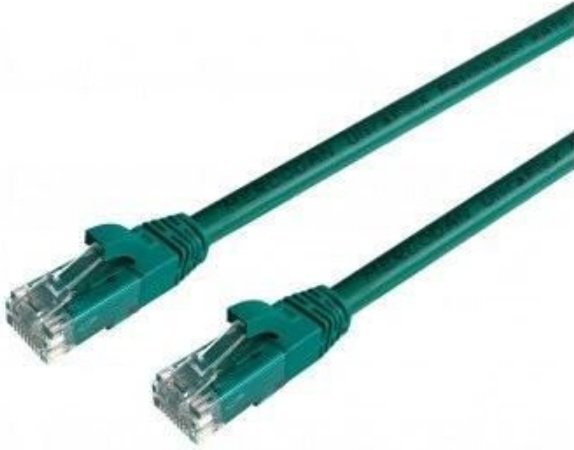 Mercodan Kabel sieciowy RJ-45, Cat.6, U/UTP, LSZH, UltraFlex, zielony, 3 m 371236030