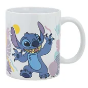 Kubki dla dzieci - Disney Stitch - Kubek ceramiczny z kolekcji Hawaian Flower 325 ml - miniaturka - grafika 1