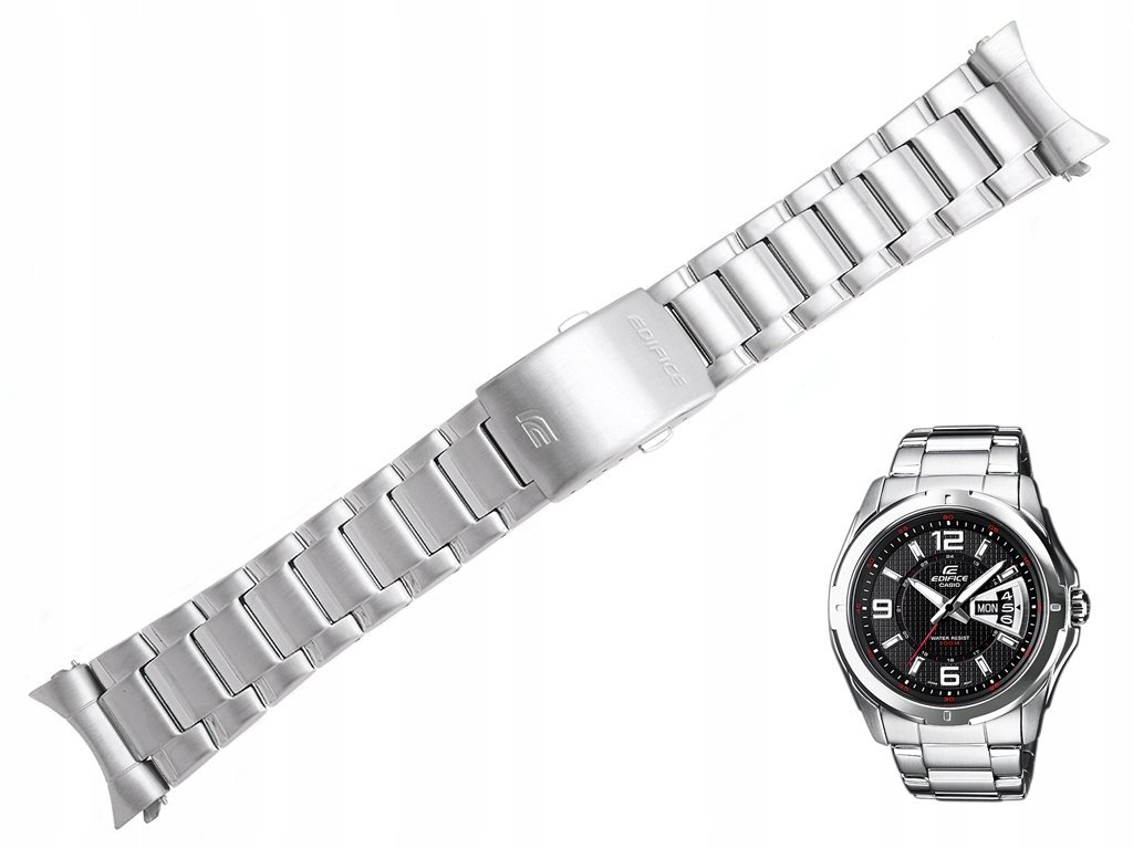 Bransoleta Casio Edifice EF-129 EF-129D plus maskownice i teleskopy