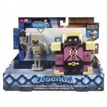 Zestaw figurek Minecraft Legends Pigmadillo vs Skeleton - Figurki dla dzieci - miniaturka - grafika 1