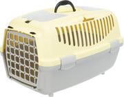 Transportery dla kotów - Trixie - Transporter dla kota Capri rozmiar M kolor żółty jasny - miniaturka - grafika 1