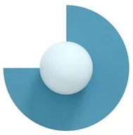 Lampy ścienne - Swedish Ninja - Candy Big Circle 270 S Lampa Ścienna Scandi Blue Swedish Ninja - miniaturka - grafika 1