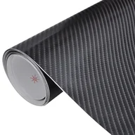 Akcesoria motoryzacyjne - shumee Folia samochodowa 4D czarna 100x150 cm - miniaturka - grafika 1