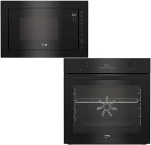 Zestaw AGD do zabudowy Beko Piekarnik BBIE17300B + Kuchenka mikrofalowa BMGB25333BG - Zestawy AGD - miniaturka - grafika 1