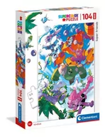Puzzle - Clementoni Puzzle 104 maxi super color Super Przyjaciele! 23754 - miniaturka - grafika 1