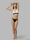 Biustonosze - Calvin Klein Damski biustonosz trójkątny - usztywniany Kobiety biały jednolity, S - miniaturka - grafika 1