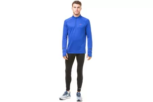 RONHILL Bluza biegowa męska TECH PRISM 1/2 ZIP TEE cobalt/flame - Bluzy sportowe męskie - miniaturka - grafika 7
