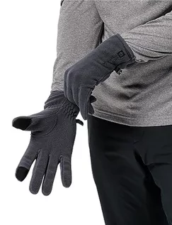 Rękawiczki - Jack Wolfskin Rękawiczki unisex Real Stuff Glove Ebony, XS, hebanowy, XS - grafika 1