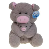 Maskotki i pluszaki - Puchate zwierzaki przytulaki: Maskotka Mama Świnka z dzieckiem prosiątkiem - miniaturka - grafika 1