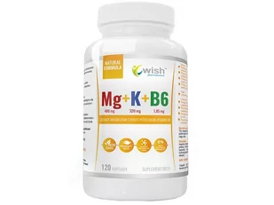 VIVIO Magnez+Potas+VIT B6 - 120 kapsuek WISH - Witaminy i minerały - miniaturka - grafika 1