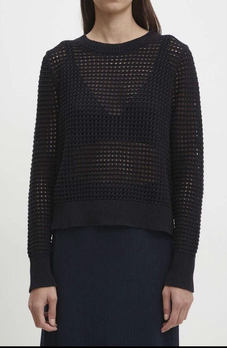 Levi's sweter ażurowy siateczkowy Relaxed Fit S damski