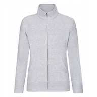 Bluzy damskie - Bluza Damska Rozpinana Zip Thru Sweat Heather Grey r. L - miniaturka - grafika 1