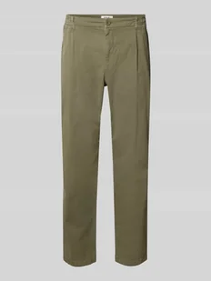 Chinosy o kroju tapered fit z wpuszczanymi kieszeniami model ‘ADHANN’ - Spodnie męskie - miniaturka - grafika 1