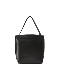 Torebki damskie - Calvin Klein Torebka Ck Set Ns Shopper Sm K60K609118 Czarny - grafika 1