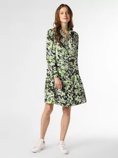 Marc Cain Collections - Sukienka damska, zielony|czarny|wielokolorowy - Sukienki - miniaturka - grafika 1