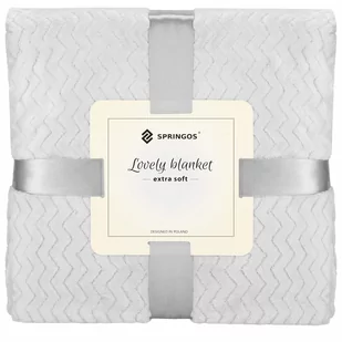 Narzuta na łóżko, pled 200x220 cm dwustronny, tłoczony koc na kanapę jasny popiel zygzak - Narzuty Narzuta na łóżko, pled 200x220 cm dwustronny, tłoczony koc na kanapę jasny popiel zygzak - Narzuty - miniaturka - grafika 1