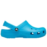 Klapki i japonki damskie - Klapki dziecięce Crocs Classic Clog 206991-4OX - niebieskie - miniaturka - grafika 1