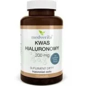 Suplementy naturalne - MEDVERITA Medverita Kwas Hialuronowy 200 mg  100 kap MV017 - miniaturka - grafika 1